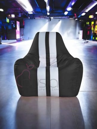 Кресло-мешок «Спорт Бэг» черный – из плащевой ткани Оксфорда 210