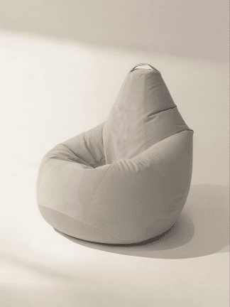 Кресло-мешок «Груша» – микровелюр, цвет латте.