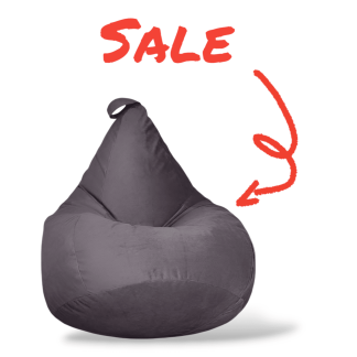 Кресло мешок "Груша-Капля» из Велюра от 169.00 Br