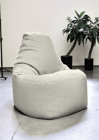 Кресла-мешки из льняной ткани