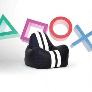 Кресло-мешок «Спорт Бэг» черный – антивандальная ткань Оксфорд 600.