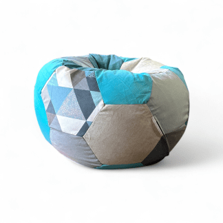 Кресло-мешок «Футбольный мяч» велюр – креатив №13