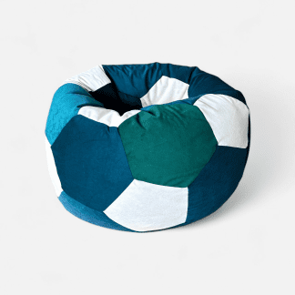 Кресло-мешок «Футбольный мяч» велюр – креатив №15