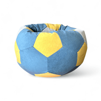 Кресло-мешок «Футбольный мяч» велюр – креатив №19